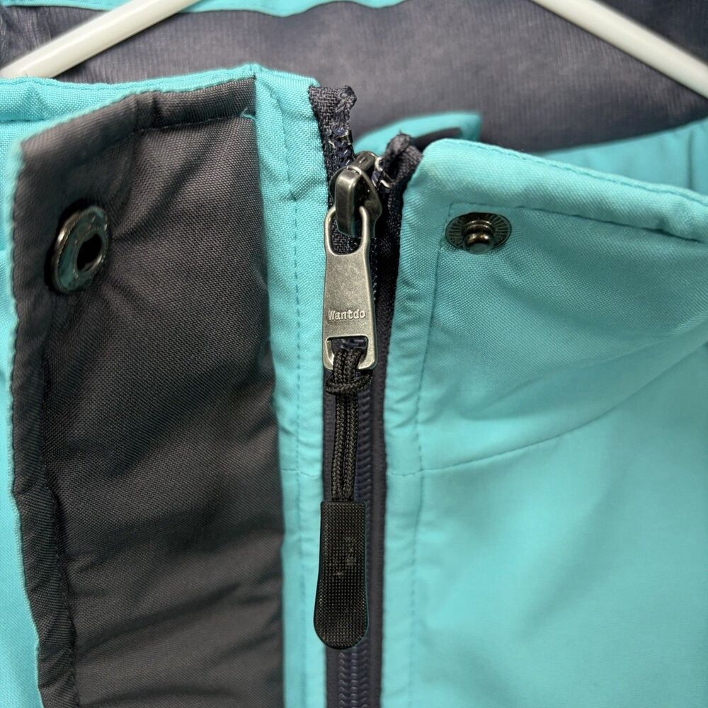 Wantdo Ski Snowboard Jacket Women Large Light Blue Fleece Lined Insulated Hooded - Picture 9 of 16